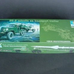 00205 | Trumpeter 1/35 HQ-2 Missile W/ Transport Trailer & Truck Scaled Plastic Model Kit -Mini Crafters Store TRU 00205 52 1200x800 1