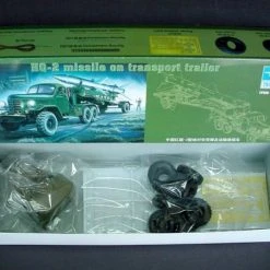 00205 | Trumpeter 1/35 HQ-2 Missile W/ Transport Trailer & Truck Scaled Plastic Model Kit -Mini Crafters Store TRU 00205 53 1200x800 1