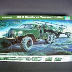 00205 | Trumpeter 1/35 HQ-2 Missile W/ Transport Trailer & Truck Scaled Plastic Model Kit -Mini Crafters Store TRU 00205 55 1200x800 1