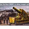 00209 | Trumpeter 1/35 German Morser Karl Great 040/041 Self-Propelled W/ Railway Transport Carrier Gun Scaled Plastic Model Kit -Mini Crafters Store TRU 00209 00 1200x800 1