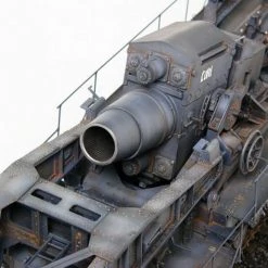 00209 | Trumpeter 1/35 German Morser Karl Great 040/041 Self-Propelled W/ Railway Transport Carrier Gun Scaled Plastic Model Kit -Mini Crafters Store TRU 00209 56 1200x800 1