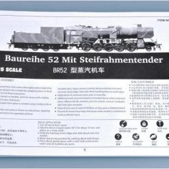 00210 | Trumpeter 1/35 Baureihe 52 Mit Steifrahmentender Locomotive Scaled Plastic Model Kit -Mini Crafters Store TRU 00210 55 1200x800 1