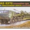 00211 | Trumpeter 1/35 MAZ-537G Truck W/ MAZ/ChMZAP-5247G Semitrailer Scaled Plastic Model Kit -Mini Crafters Store TRU 00211 00 1200x800 1