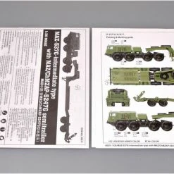 00211 | Trumpeter 1/35 MAZ-537G Truck W/ MAZ/ChMZAP-5247G Semitrailer Scaled Plastic Model Kit -Mini Crafters Store TRU 00211 64 1200x800 1