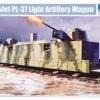 00222 | Trumpeter 1/35 Soviet PL-37 Light Artillery Wagon Armoured Train Scaled Plastic Model Kit -Mini Crafters Store TRU 00222 00 1200x800 1
