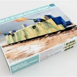 00222 | Trumpeter 1/35 Soviet PL-37 Light Artillery Wagon Armoured Train Scaled Plastic Model Kit -Mini Crafters Store TRU 00222 56 1200x800 1