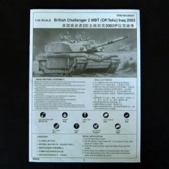 00323 | Trumpeter 1/35 British Challenger 2 (Iraq 2003) Main Battle Tank Scaled Plastic Model Kit -Mini Crafters Store TRU 00323 59 1200x800 1