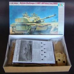 00323 | Trumpeter 1/35 British Challenger 2 (Iraq 2003) Main Battle Tank Scaled Plastic Model Kit -Mini Crafters Store TRU 00323 62 1200x800 1