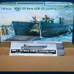 00347 | Trumpeter 1/35 USN WWII LCN 3 Vehicle Landing Craft Plastic Model Kit -Mini Crafters Store TRU 00347 56 1200x800 1