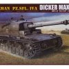 00348 | Trumpeter 1/35 German PZ.SFL.IVA Dicker Max Self-Propelled Gun Scaled Plastic Model Kit