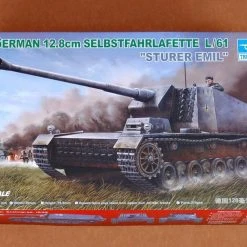 00350 | Trumpeter 1/35 German 12.8cm Selbstfahrlafette L/61 Self-Propelled Scaled Plastic Model Kit -Mini Crafters Store TRU 00350 60 1200x800 1