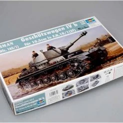 00374 | Trumpeter 1/35 German 10.5cm Geschutzwagen IVB (Sd.Kfz. 165/1) Tank Scaled Plastic Model Kit -Mini Crafters Store TRU 00374 54 1200x800 1