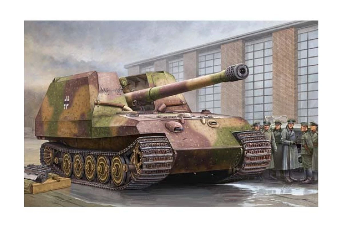 00378 | Trumpeter 1/35 German Geschutzwagen Tiger Fur 17cm Kanone 72 (sf) Self-Propelled Gun Scaled Plastic Model Kit 3 00378 | Trumpeter 1/35 German Geschutzwagen Tiger Fur 17cm Kanone 72 (sf) Self-Propelled Gun Scaled Plastic Model Kit