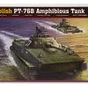 00382 | Trumpeter 1/35 Polish PT-76B Amphibious Turret Tank Scaled Plastic Model Kit