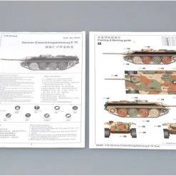 00385 | Trumpeter 1/35 German Entwicklungsfahrzeug E10 Self-Propelled Gun Scaled Plastic Model Kit -Mini Crafters Store TRU 00385 53 1200x800 1