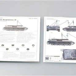 00389 | Trumpeter 1/35 German Bergepanzer IV Recovery Tractor Scaled Plastic Model Kit -Mini Crafters Store TRU 00389 55 1200x800 1