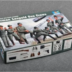 00406 | Trumpeter 1/35 German 280MM K5 (E) Leopold Railroad Gun Crews Scaled Plastic Kit -Mini Crafters Store TRU 00406 54 1200x800 1