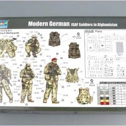 00421 | Trumpeter 1/35 German Modern ISAF Soldiers (Afghanistan) Scaled Plastic Model Kit -Mini Crafters Store TRU 00421 55 1200x800 1