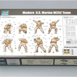 00423 | Trumpeter 1/35 US Marine M252 Mortar Team Scaled Plastic Model -Mini Crafters Store TRU 00423 55 1200x800 1