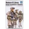 00424 | Trumpeter 1/35 Modern U.S. Army Armor Crewman & Infantry Scaled Plastic Model Kit
