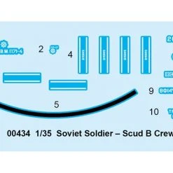 00434 | Trumpeter 1/35 Soviet Soldier Scud B Crew Scaled Plastic Model Kit -Mini Crafters Store TRU 00434 53 1200x800 1