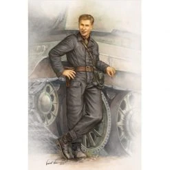 00701 | Trumpeter 1/16 1942 WWII Soviet Army Tank Crewman Scaled Plastic Model Kit