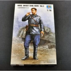 00702 | Trumpeter 1/16 Soviet WWII Tank Crewman Vol.2 Scaled Plastic Model Kit -Mini Crafters Store TRU 00702 02 1200x800 1