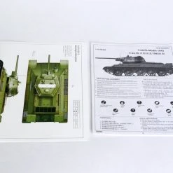 00903 | Trumpeter 1/16 1943 T-34-76 Medium Tank Scaled Plastic Model Kit -Mini Crafters Store TRU 00903 03 1200x800 1