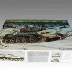 00905 | Trumpeter 1/16 Soviet 1942 T-34/76 Model Tank Scaled Plastic Model Kit -Mini Crafters Store TRU 00905 52 1200x800 1