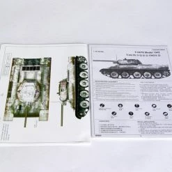 00905 | Trumpeter 1/16 Soviet 1942 T-34/76 Model Tank Scaled Plastic Model Kit -Mini Crafters Store TRU 00905 54 1200x800 1