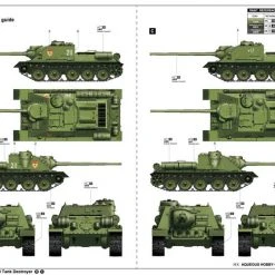 00915 | Trumpeter 1/16 Soviet SU-100 Tank Destroyer Scaled Plastic Model Kit -Mini Crafters Store TRU 00915 55 1200x800 1