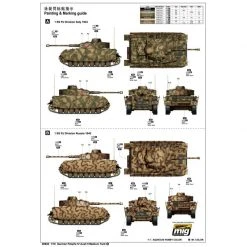 00920 | Trumpeter 1/16 German Pzkpfw IV Ausf.H Medium Tank Scaled Plastic Model Kit -Mini Crafters Store TRU 00920 04 1200x800 1
