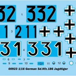 00923 | Trumpeter 1/16 German Sd.Kfz.186 Jagdtiger Tank Scaled Plastic Model Kit -Mini Crafters Store TRU 00923 02 1200x800 1