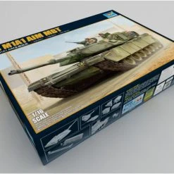 00926 | Trumpeter 1/16 U.S. Abrams M1A1 Aim Main Battle Tank Scaled Plastic Model Kit W/ Australian Decals -Mini Crafters Store TRU 00926 52 1200x800 1