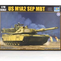 00927 | Trumpeter 1/16 U.S. M1A2 Abrams SEP Main Battle Tank Tank Scaled Plastic Model Kit W/ Australian Decals