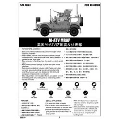 00930 | Trumpeter 1/16 U.S. M-ATV MRAP Scaled Plastic Model Kit -Mini Crafters Store TRU 00930 60 1200x800 1