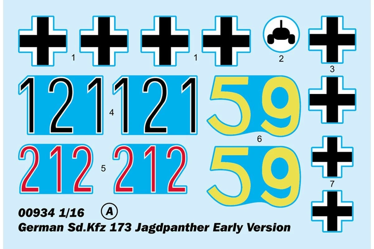 00934 | Trumpeter 1/16 German Sd.Kfz 173 Jagdpanther Early Version Scaled Plastic Model Kit 5 00934 | Trumpeter 1/16 German Sd.Kfz 173 Jagdpanther Early Version Scaled Plastic Model Kit - Image 3