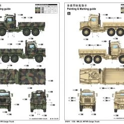 01011 | Trumpeter 1/35 U.S. MK.23 MTVR Truck Scaled Plastic Model Kit -Mini Crafters Store TRU 01011 53 1200x800 1