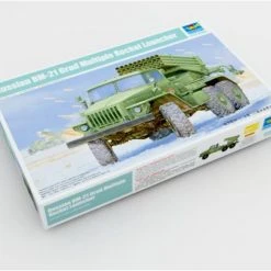 01013 | Trumpeter 1/35 Russian BM-21 Grad Multiple Rocket Launcher Truck Scaled Plastic Model Kit -Mini Crafters Store TRU 01013 52 1200x800 1