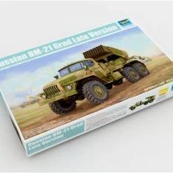 01014 | Trumpeter 1/35 Russian BM-21 Grad Multiple Rocket Launcher Truck (Late Version) Scaled Plastic Model Kit -Mini Crafters Store TRU 01014 66 1200x800 1