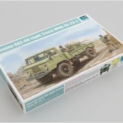 01017 | Trumpeter 1/35 Russian GAZ-66 Light Truck W/ ZU-23-2 Gun Scaled Plastic Model Kit -Mini Crafters Store TRU 01017 63 1200x800 1