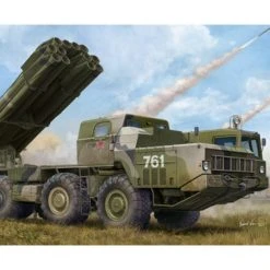 01020 | Trumpeter 1/35 Russian 9A52-2 Smerch-M Rocket Launcher Multiple RSZO 9k58 Smerch MRLS Scaled Plastic Model Kit -Mini Crafters Store TRU 01020 51 1200x800 1