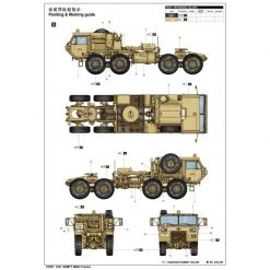 01021 | Trumpeter 1/35 HEMTT M983 Truck Scaled Plastic Model Kit -Mini Crafters Store TRU 01021 53 1200x800 1