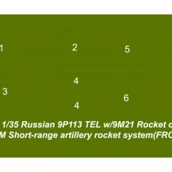 01025 | Trumpeter 1/35 Russian 9P113 TEL W/ 9M21 Of 9K52 Luna-M Short Range Artillery Truck Scaled Plastic Model Kit -Mini Crafters Store TRU 01025 55 1200x800 1