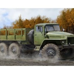 01027 | Trumpeter 1/35 Russian 4.5 Ton 6x6 URAL-375D Truck Scaled Plastic Model Kit -Mini Crafters Store TRU 01027 51 1200x800 1
