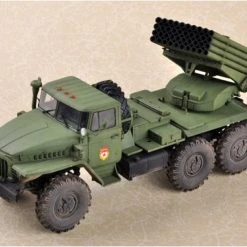01028 | Trumpeter 1/35 Russian BM-21 Grad Multiple Rocket Launcher Truck Scaled Plastic Model Kit -Mini Crafters Store TRU 01028 53 1200x800 1