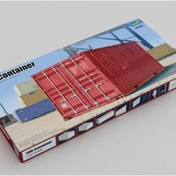 01029 | Trumpeter 1/35 20ft Shipping Container Scaled Plastic Model Kit -Mini Crafters Store TRU 01029 52 1200x800 1