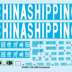 01029 | Trumpeter 1/35 20ft Shipping Container Scaled Plastic Model Kit -Mini Crafters Store TRU 01029 53 1200x800 1