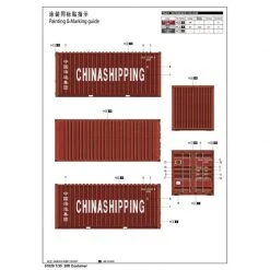 01029 | Trumpeter 1/35 20ft Shipping Container Scaled Plastic Model Kit -Mini Crafters Store TRU 01029 54 1200x800 1