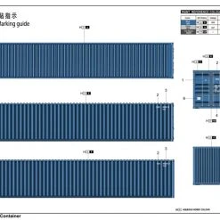 01030 | Trumpeter 1/35 40ft Shipping Container Scaled Plastic Model Kit -Mini Crafters Store TRU 01030 55 1200x800 1